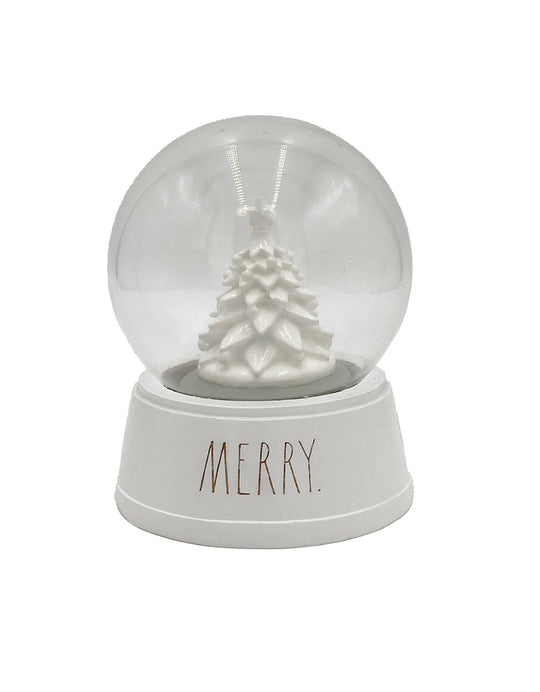 Rae Dunn "Merry" Resin Snowglobe