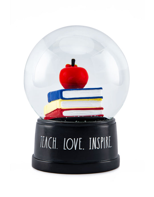 Rae Dunn "Teach. Love. Inspire." Snow Globe