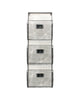 3 Tier Pewter Metal Wire Wall-Mounting File Holder