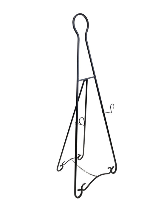 Metal 4 Legs Easel Stand with Circular Shape at Top