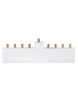 Load image into Gallery viewer, Willow &amp; Riley 30 MM Transparent Acrylic Menorah
