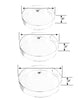 Load image into Gallery viewer, Simply Brilliant Set 3 Circular Serving Trays with Handles
