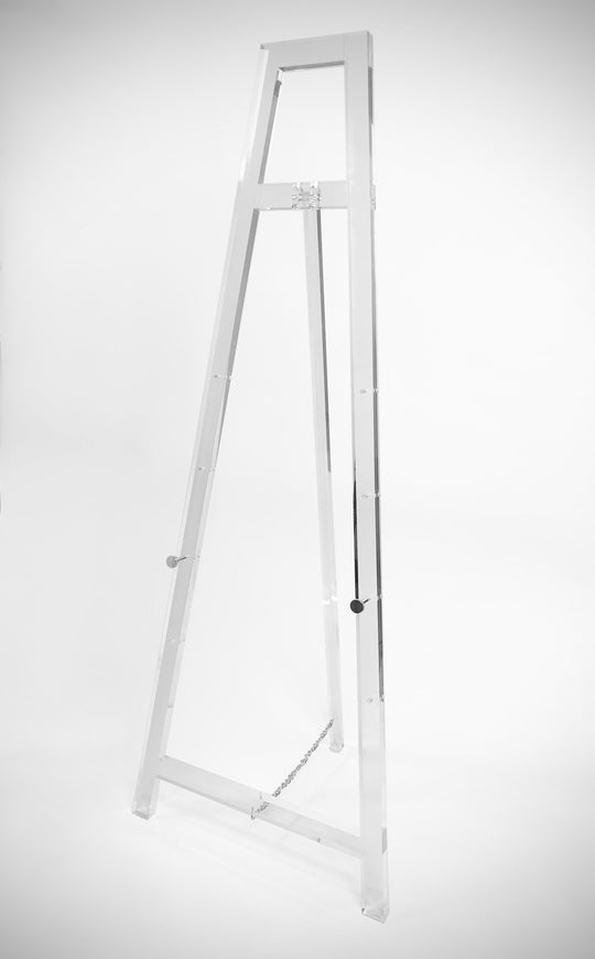 Simply Brilliant Acrylic Easel Stand with Silver Knobs