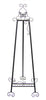 Tripod Black Metal Easel with Butterfly Shape at Top