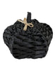 Load image into Gallery viewer, Black Rattan Pumpkin - Side Angle
