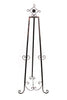 Bronze Floor Display Easel with Diamond Shape at Top