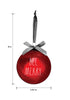 Load image into Gallery viewer, Bumble Bee Christmas Ornament - Dimensions

