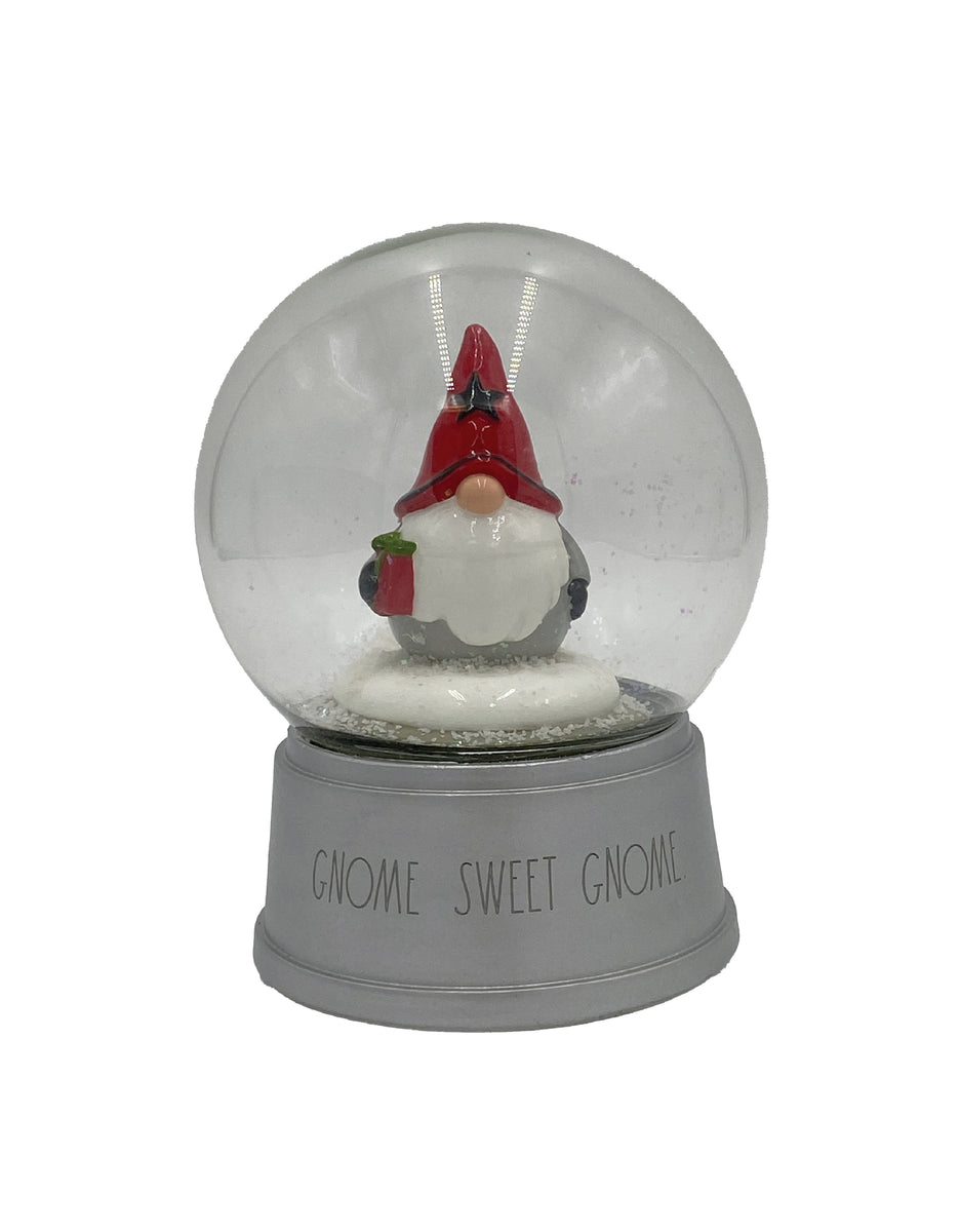 Rae Dunn “Sweet Gnome” Musical Christmas Gnome Snow Globe DesignStyles