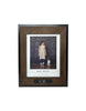 Load image into Gallery viewer, Dark Wood Modern Picture Frame - Front Angle
