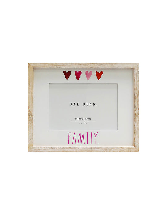 Rae Dunn 7x5 Standing Light Wood “Family” Picture Frame