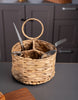 Load image into Gallery viewer, JoJo Fletcher 3 Sections Woven Caddy Silverware Holder
