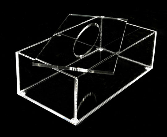 Simply Brilliant Acrylic Tissue Box with Floating Top