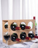 Load image into Gallery viewer, JoJo Fletcher Freestanding Decorative Wooden Wine Rack
