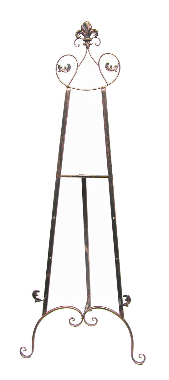 Bronze Easel - Heavy Duty with Leaf Shape Top