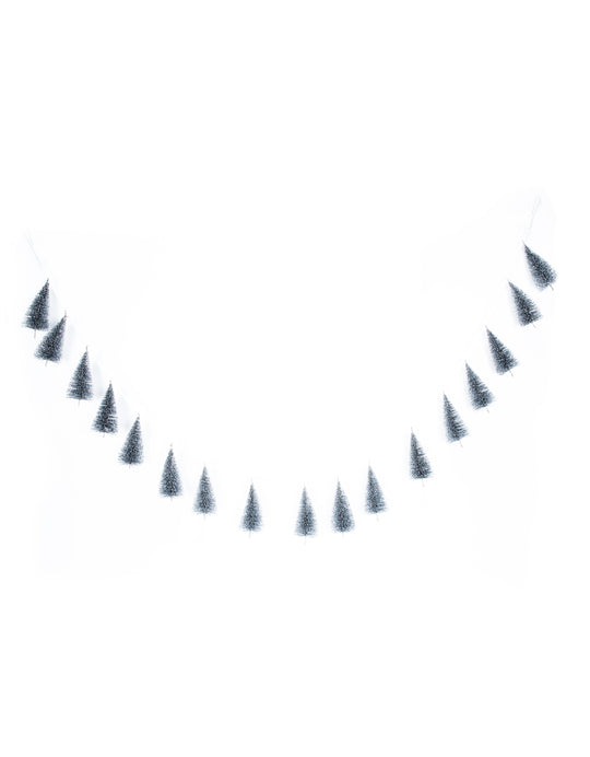 Becki Owens Garland with Decorative Frosted Christmas Tree