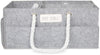 Load image into Gallery viewer, Rae Dunn “Baby Things” Grey Baby Diaper Caddy Organizer
