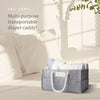 Load image into Gallery viewer, Rae Dunn Baby Diaper Caddy Organizer with Rope Handles
