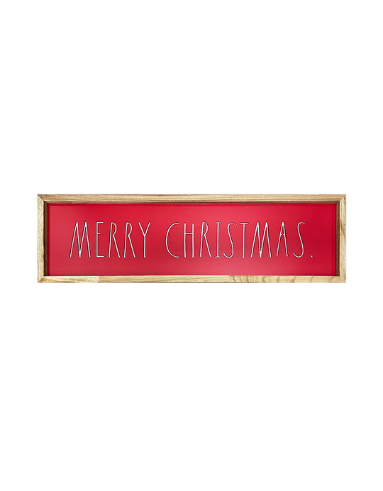 Rae Dunn “Merry Christmas” Wall Décor Wooden Christmas Sign