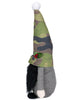 Load image into Gallery viewer, Plush Gnome with Military Themed for Army Christmas Decorations - Side Angle
