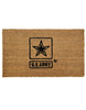 “US Army” 30 x 18 Coconut Coir Brown Color Doormat