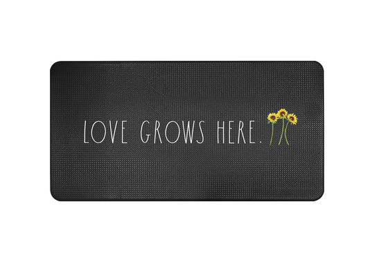 “Love Grows Here” Anti-Fatigue Rae Dunn Kitchen Mat