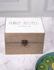 Rae Dunn “Family Recipes” 4x6 Cards Recipe Wooden Box