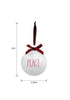 Load image into Gallery viewer, Red and White Christmas Ornaments - Dimensions
