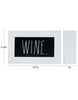Load image into Gallery viewer, Small Wine Sign - Dimensions
