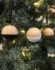 Load image into Gallery viewer, Becki Owens Set of 3 Half Painted Wooden Christmas Ornaments
