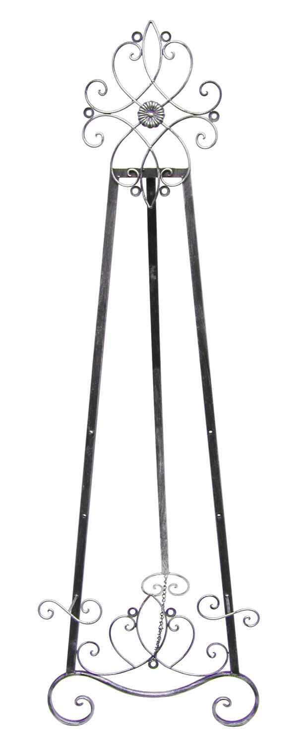 Tripod Grey Decorative Floor Easel with Flower Shape at Top DesignStyles