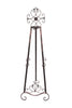 Bronze Tripod Easel Display Stand with Flower Shape Top