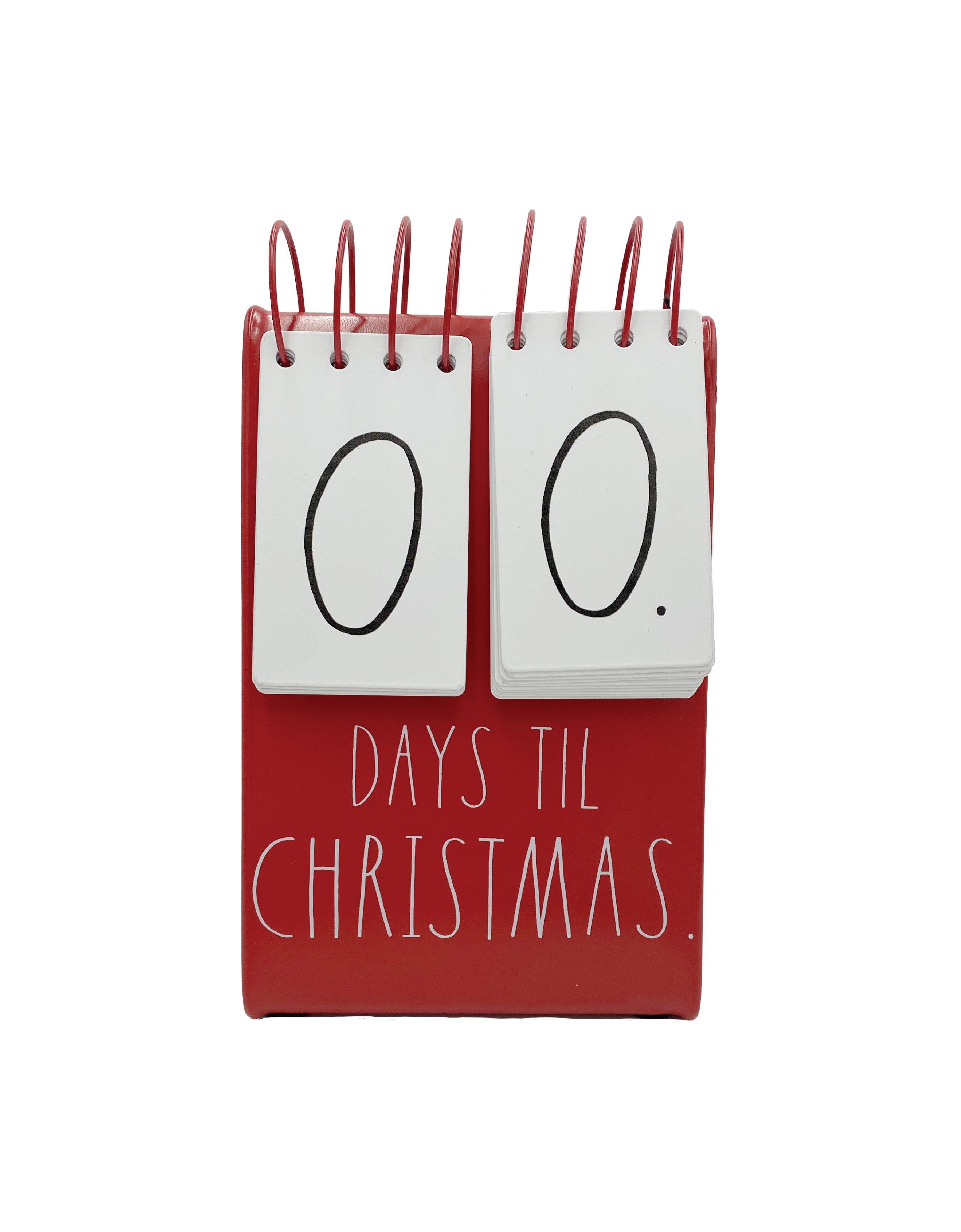 Rae Dunn “Days Till Christmas” Countdown Calendar RedWhite DesignStyles
