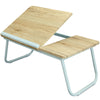Adjustable Unfinished Wood Lap Desk for Bed with Metal Legs