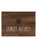Rae Dunn “Family Recipes” Vintage Wooden Recipe Box
