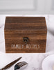Load image into Gallery viewer, Vintage Wooden Recipe Box - Lifestyle 1
