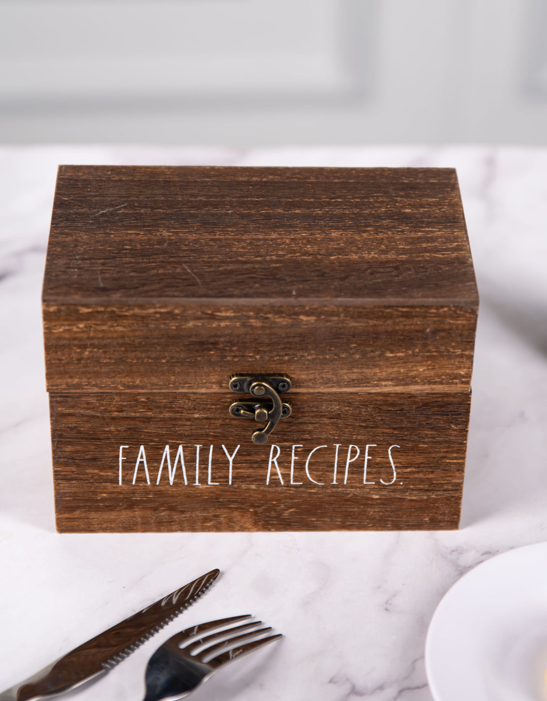 Rustic Recipe Box Labels Recipe Box | DesignStyles