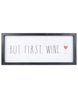 Rae Dunn “But First, Wine” Wooden Wine Sign Wall Décor