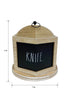 Load image into Gallery viewer, Wooden Utensil Holder - Dimensions
