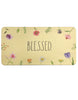 Rae Dunn “Blessed” Anti-Fatigue Floral Yellow Kitchen Mat